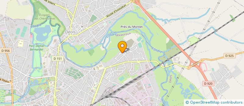 localisation de l'entreprise ORIENTATION 36 à CHATEAUROUX