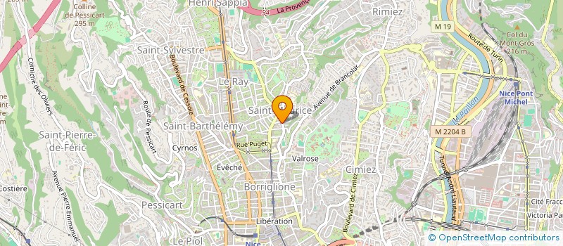 localisation de l'entreprise ORIENTATION CONSULTING ET SERVICES  NICE