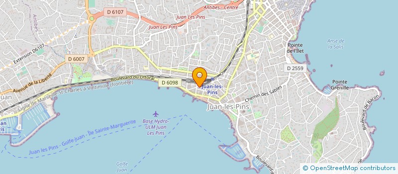 localisation de l'entreprise ORIENTATION FONCIERE ET IMMOBILIERE à ANTIBES
