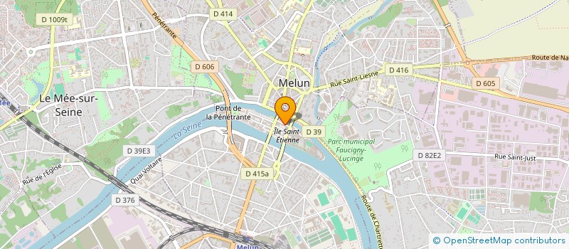 localisation de l'entreprise ORIENTATION OPTIMALE à MELUN