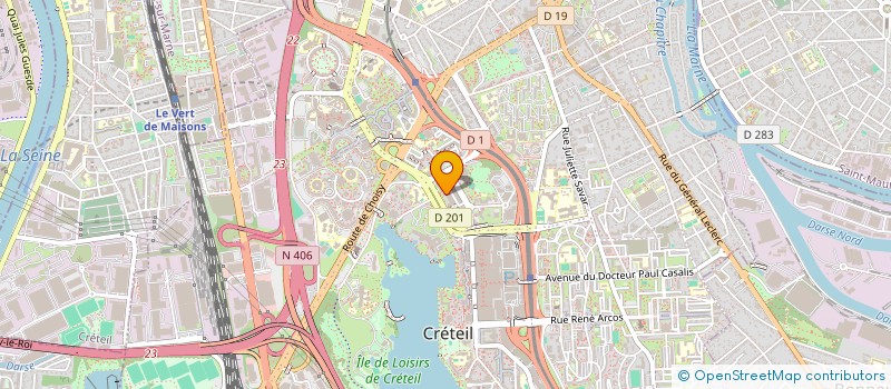 localisation de l'entreprise ORIENTATION SCOLAIRE ET PROFESSIONNELLE PAR L'INTELLIGENCE MULTIPLE  CRETEIL