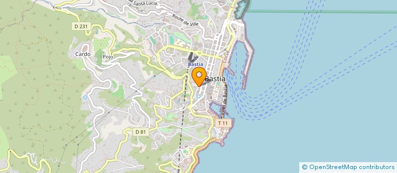 localisation de l'entreprise ORIENTE à BASTIA