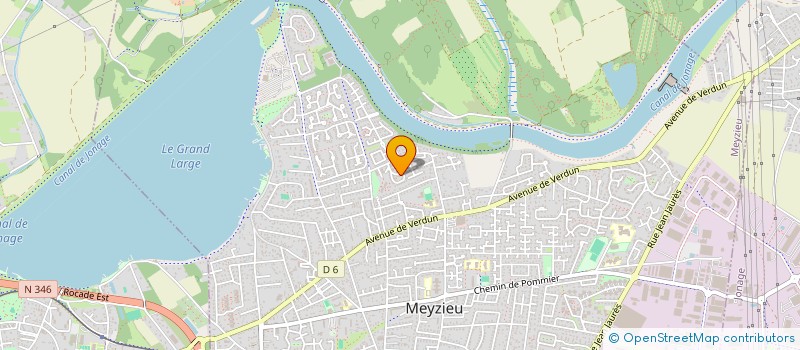 localisation de l'entreprise ORIENTED USER  JONAGE