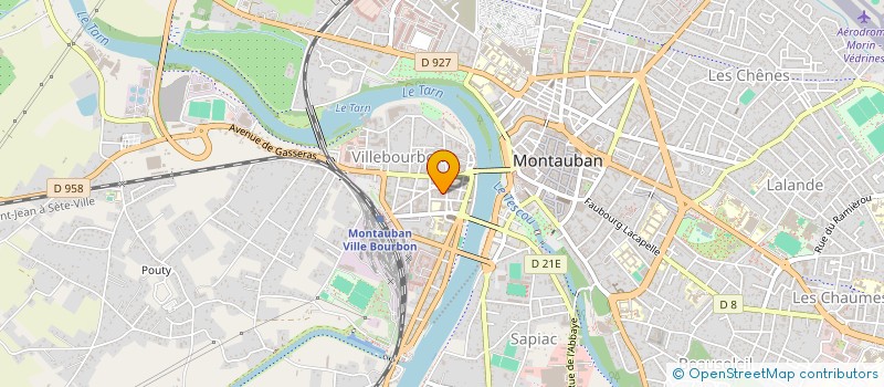 localisation de l'entreprise ORIENTEX à MONTAUBAN