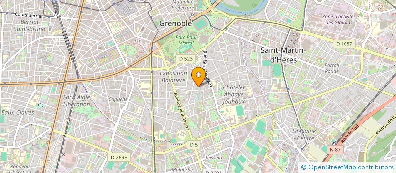 localisation de l'entreprise ORIENTRIBES à GRENOBLE