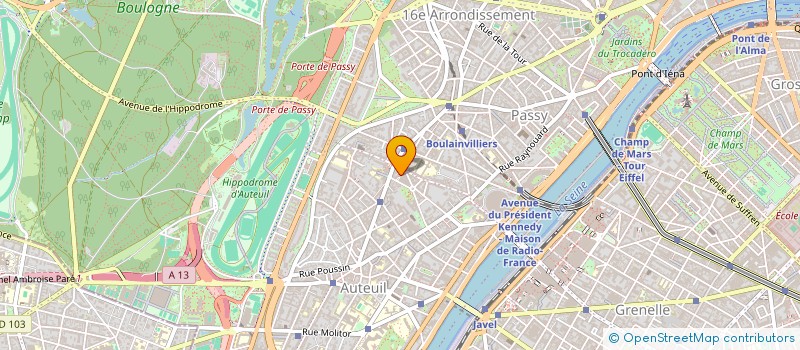 localisation de l'entreprise ORIENTS  PARIS