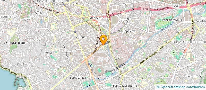 localisation de l'entreprise ORIFF PL PACA à MARSEILLE