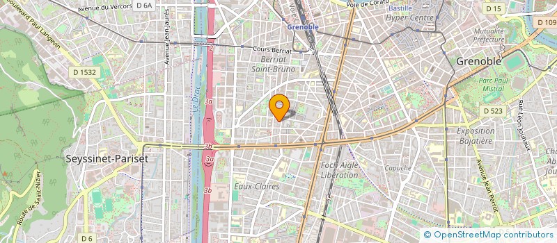 localisation de l'entreprise ORIFLAMME PRODUCTION à GRENOBLE