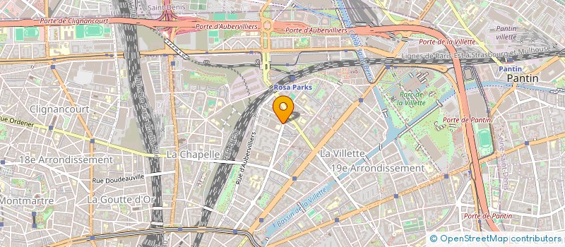 localisation de l'entreprise ORIFLORE  PARIS