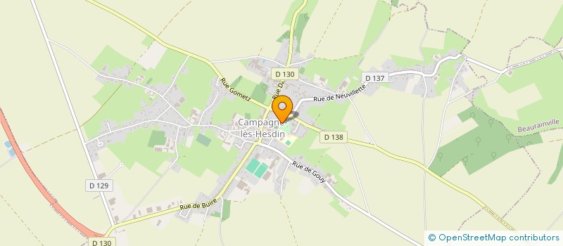 localisation de l'entreprise ORIGAIA à CAMPAGNE-LES-HESDIN
