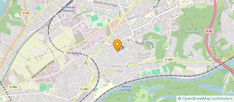 localisation de l'entreprise ORIGALYS ELECTROCHEM à RILLIEUX-LA-PAPE