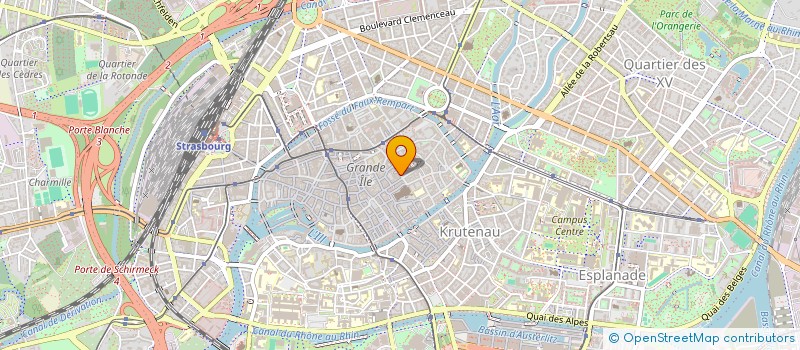 localisation de l'entreprise ORIGAMI à STRASBOURG