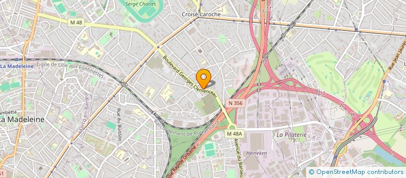 localisation de l'entreprise ORIGAMI à MARCQ-EN-BARŒUL