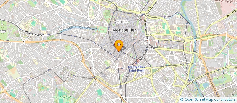 localisation de l'entreprise ORIGAMI à MONTPELLIER