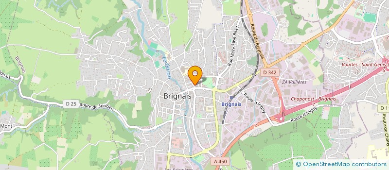 localisation de l'entreprise ORIGAMI  BRIGNAIS