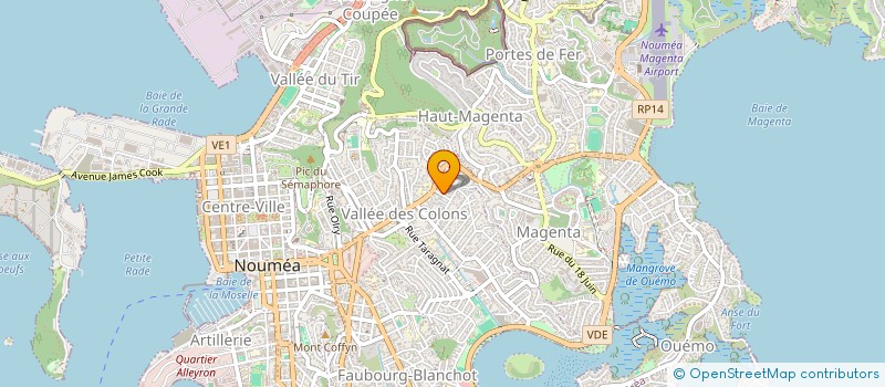 localisation de l'entreprise ORIGAMI  NOUMEA