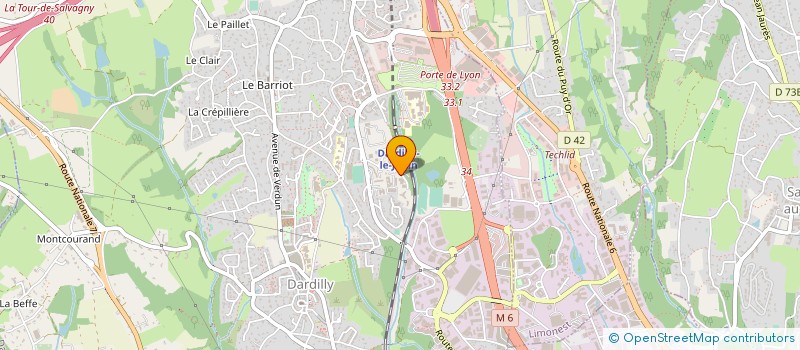localisation de l'entreprise ORIGAMI&CO à DARDILLY