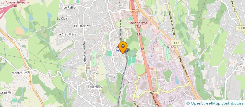 localisation de l'entreprise ORIGAMI SAP à DARDILLY