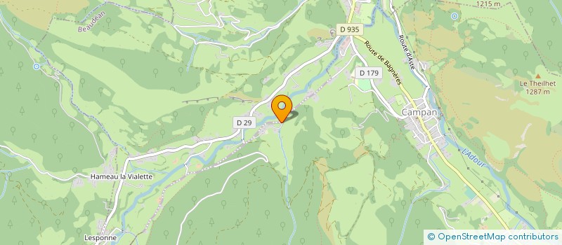 localisation de l'entreprise ORIGAMI SAUVAGE  CAMPAN