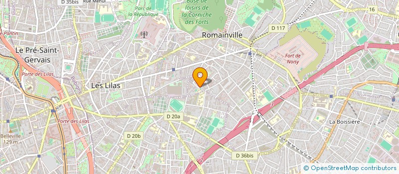 localisation de l'entreprise ORIGANG  ROMAINVILLE