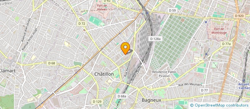 localisation de l'entreprise ORIGIN à CHATILLON
