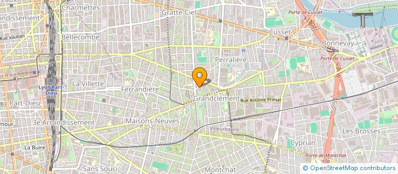 localisation de l'entreprise ORIGIN  VILLEURBANNE