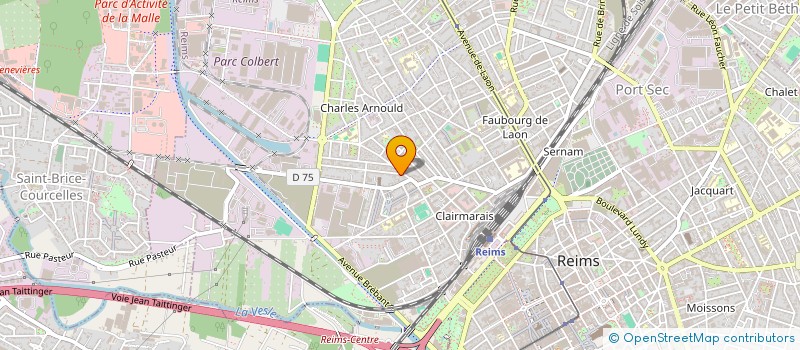 localisation de l'entreprise ORIGIN  REIMS