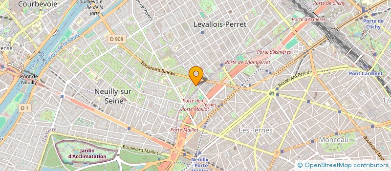 localisation de l'entreprise ORIGIN BEAUTY à NEUILLY-SUR-SEINE