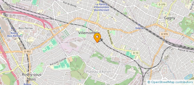 localisation de l'entreprise ORIGIN' DS à VILLEMOMBLE