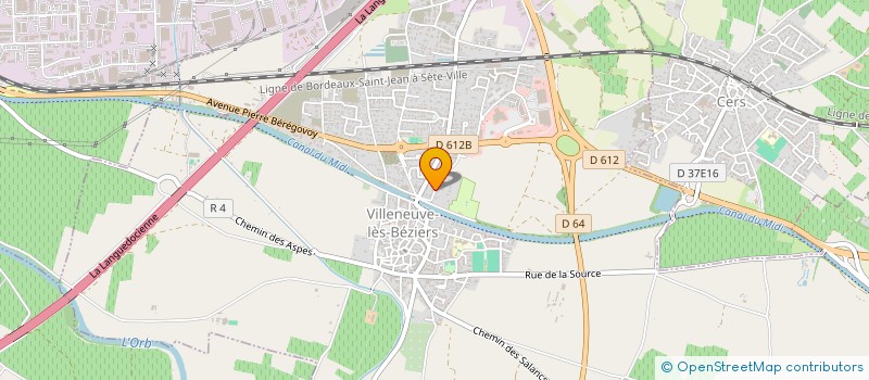 localisation de l'entreprise ORIGIN'ELLES  VILLENEUVE-LES-BEZIERS