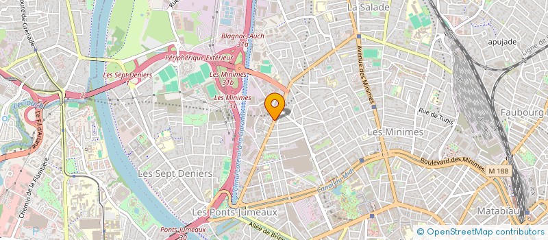 localisation de l'entreprise ORIGIN'S à TOULOUSE