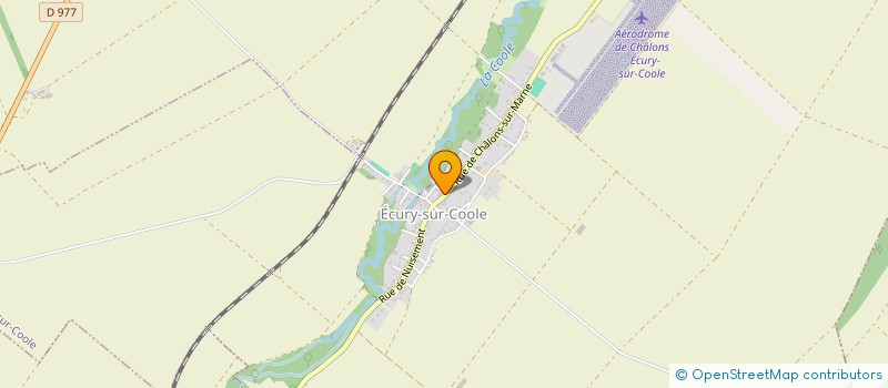 localisation de l'entreprise ORIGIN SPORT  ECURY-SUR-COOLE