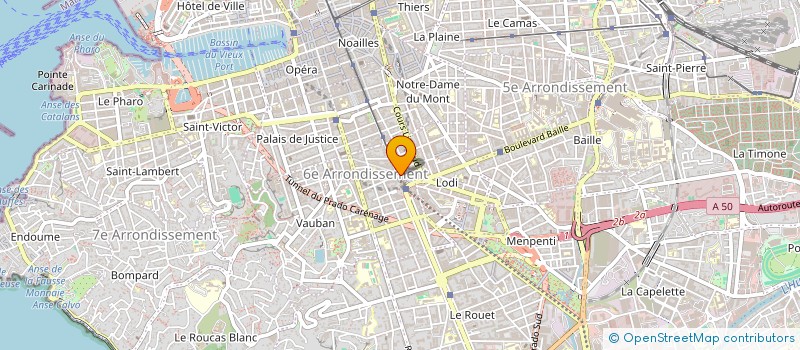 localisation de l'entreprise ORIGINAL à MARSEILLE