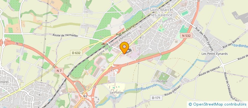 localisation de l'entreprise ORIGINAL à SAINT-MARCEL-LES-VALENCE