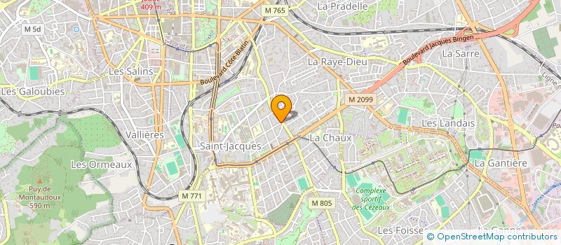 localisation de l'entreprise ORIGINAL BARBER  CLERMONT-FERRAND