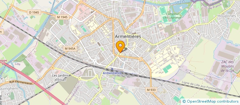 localisation de l'entreprise ORIGINAL BEST BURGER à ARMENTIERES