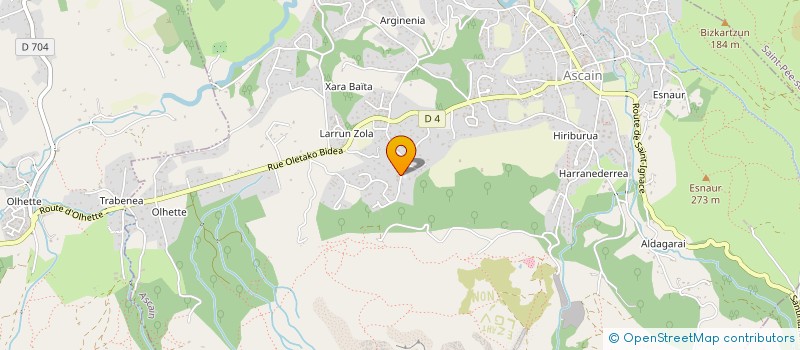 localisation de l'entreprise ORIGINAL BOHEMIENNES  SAINT-PEE-SUR-NIVELLE