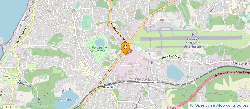 localisation de l'entreprise ORIGINAL CARACTERE à BIARRITZ