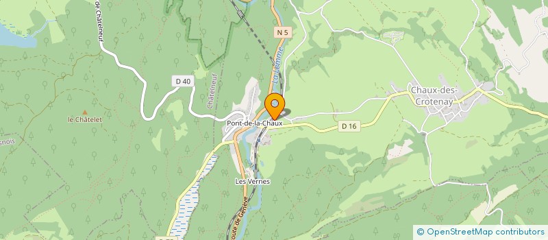 localisation de l'entreprise ORIGINAL CONCEPT CONSTRUCTION  CHAUX-DES-CROTENAY