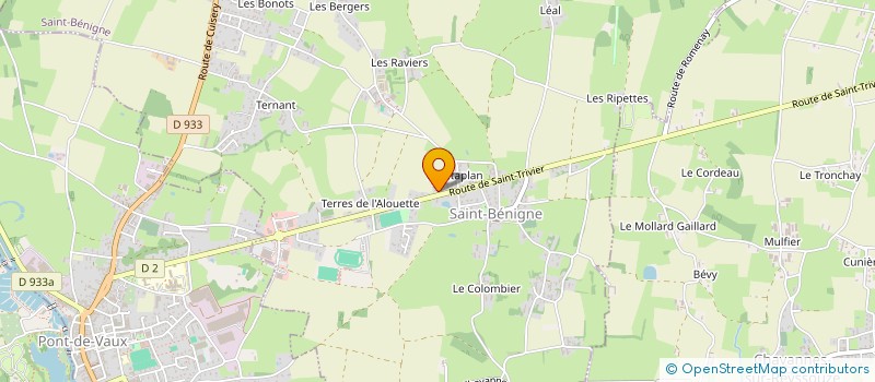 localisation de l'entreprise ORIGINAL CRIZ à SAINT-BENIGNE