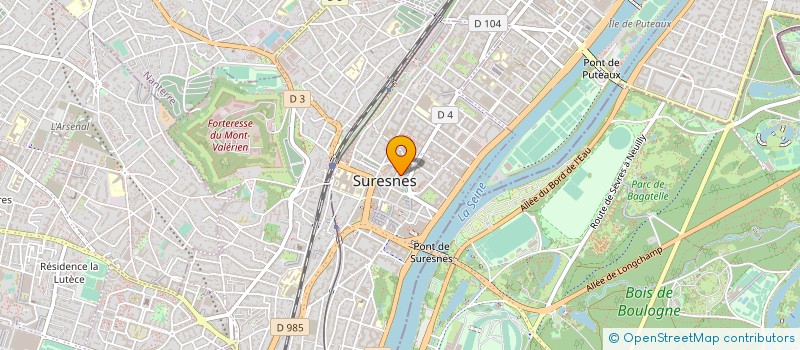 localisation de l'entreprise ORIGINAL DESIGN à SURESNES