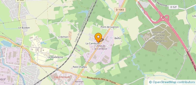 localisation de l'entreprise ORIGINAL FIT à VIRIAT