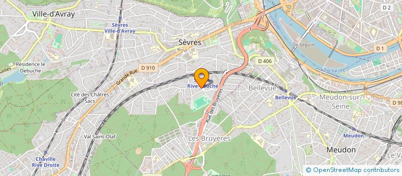 localisation de l'entreprise ORIGINAL K à SEVRES