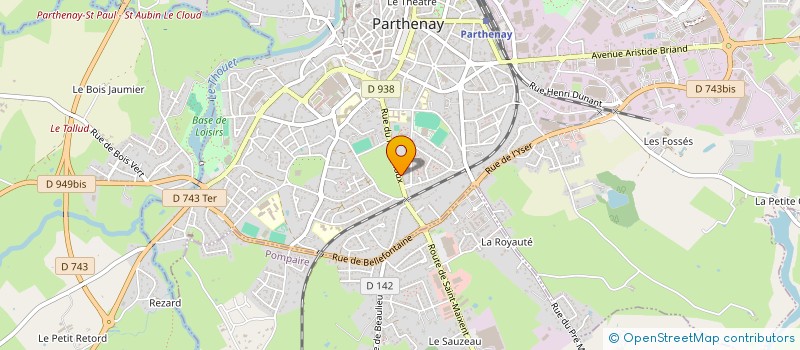 localisation de l'entreprise ORIGINAL MONKEEZ  PARTHENAY