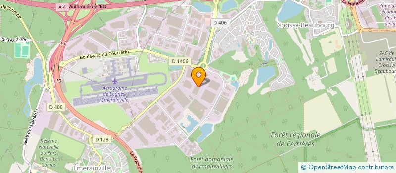 localisation de l'entreprise ORIGINAL V.D. - C.I.N.R.J.  CROISSY-BEAUBOURG