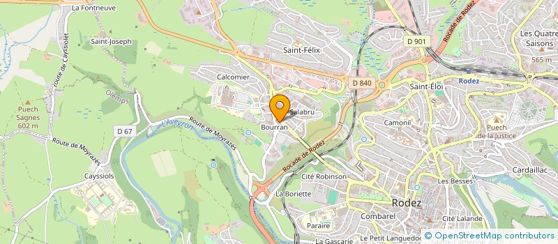 localisation de l'entreprise ORIGINALITY DISTRIBUTION à RODEZ