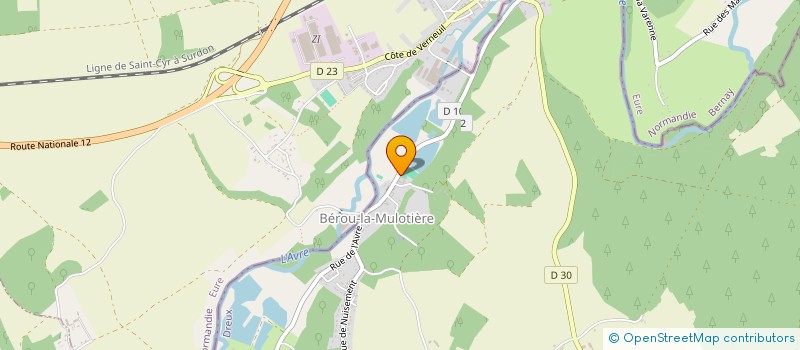 localisation de l'entreprise ORIGINAVRE à BEROU-LA-MULOTIERE