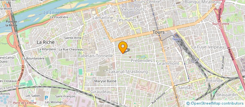 localisation de l'entreprise ORIGINE  TOURS