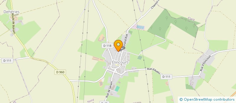 localisation de l'entreprise ORIGINE  ELINCOURT