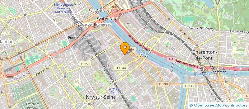 localisation de l'entreprise ORIGINE DIGITALE à IVRY-SUR-SEINE